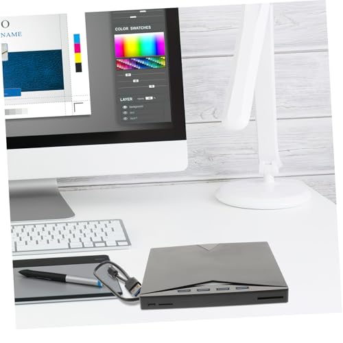 Quemador externo DVD y CD Mikinona USB tipo C miniatura 4