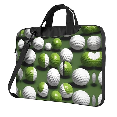 Sac ordinateur portable motif balle de golf idéal pour le bureau et le club house