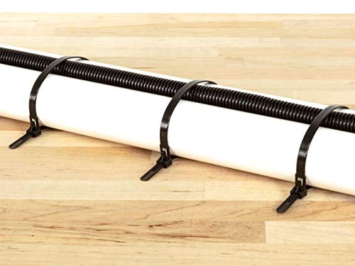 Helonge Reusable Zip Ties, 100 Pcs Assorted Fastening Cable Zip Ties 6" 8" 10" 12" Four Length Heavy Duty Nylon Self Locking Wire Ties #TOP6