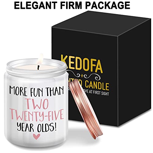 50Th Birthday Gifts For Women Or Men- Funny Best 50Th Bday Gift Ideas- Happy Turning 50 Year Old Birthday Presents For Friends, Wife, Husband, Mom, Dad, Sister- Lavender Candles #TOP6