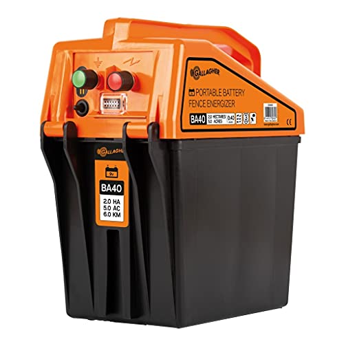 Gallagher électrificateur BA40 clôture herbage batterie 9V nomade