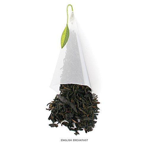 Tea Forte English Breakfast Black Tea Event Box, Bulk Pack of 48 Pyramid Infuser Tea Sachets for All Occasions - Thumbnail 3
