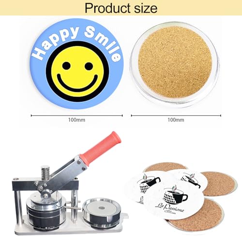 Kit de fabricación de posavasos con consumibles, alfombrillas personalizables para regalos personalizados, perfecto para cafeterías, oficinas y bares