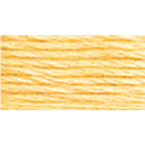 Image of DMC 117-745 Six Strand Embroidery Cotton Floss, Light Pale Yellow, 8.7-Yard