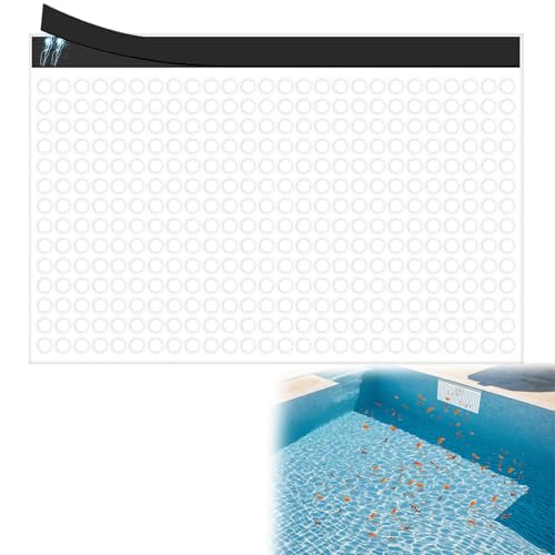 CYUXING 1 Filet de Protection pour Skimmer de Piscine, Conception magnétique améliorée pour retenir Les Feuilles, Les débris et Les Insectes, Protection Amovible