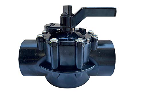 Fibropool Swimming Pool Diverter Valve - 2 Inch - 2 Way - Positive Seal & Non Lube Replacement Valve For Pools And Spas #TOP2