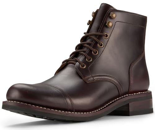 SUREWAY 6 Inch Men's Lace-up Ankle Boot - Cap Toe,