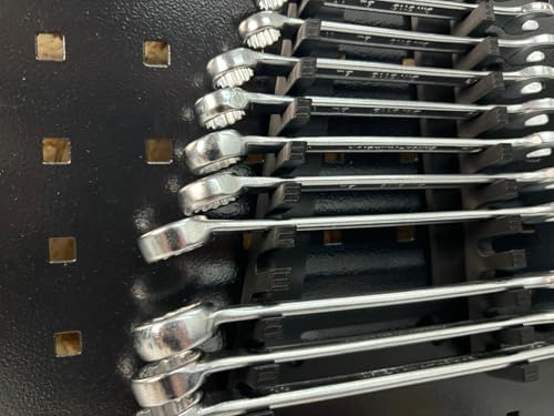 Maulschlüssel und Ringschlüssel Lochwand für Güde - Gedore - ADB - Kraftwerk Lochwand Vierkantlochung 38 mm / 10 mm Lochwand Zubehör (15 Auflagen)