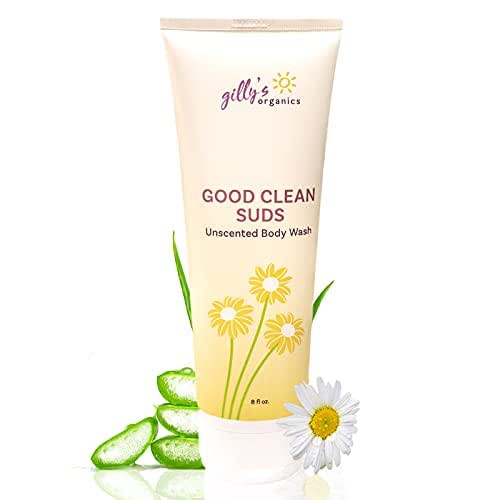 Gilly's Organics Natural Body Wash Organic, Unscented With Hydrating Rich