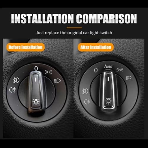 Interruptor del faro automático con sensor contra olvidos de luces para VW Polo 9N y Sharan 6