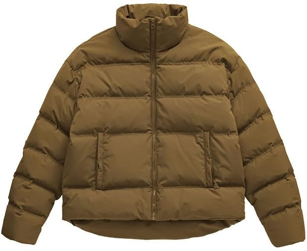 [ROU] ダウンジャケット メンズダウンジャケット 2023 秋冬 無地 ジャケット 男女兼用コート メンズ 冬ライトダウンジャケ