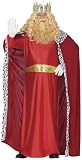 GUIRMA | Disfraz de Rey Mago Adulto (52-54/L) - Capa, Cinturón y Túnica - Disfraces de Navidad, Reyes Magos y Año Nuevo para Fiestas y Celebraciones - Ideal para Hombre Adulto - Rojo