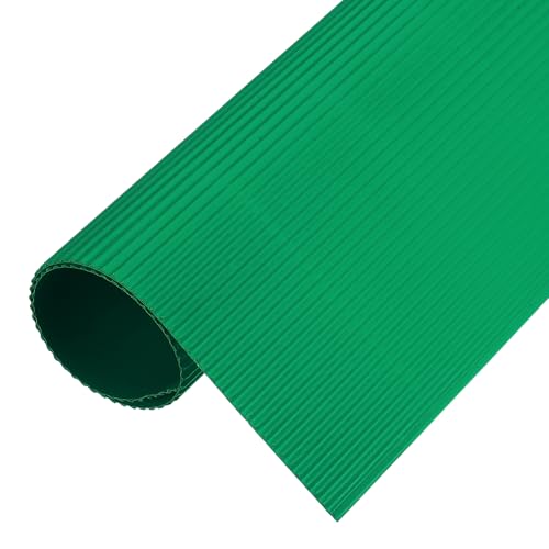 QUARKZMAN Wellpappe Blätter 5 Stück 35cm x 25cm x 1 2mm Smaragdgrüne Pappe Für DIY Basteln