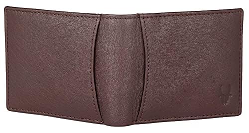 Image of WildHorn customised Gifts for Men | Personalized Leather Wallet for Mens -Name /Logo Printed on Wallet I Unique Gift Ideas for Men Boy Love Husband Employees Clients