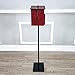 FixtureDisplays® MDF Donation Box Floor Stand Lobby Foyer Tithes & Offering Suggestion Collection Ballot Box 11065+1040S-NPF
