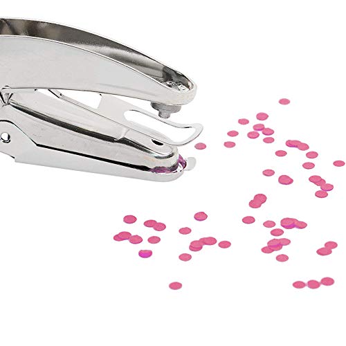 Toysdone 1/16 Inch Small Mini Tiny Shaped Circle Metal Single Handheld Hole Paper Punch Punchers With Soft-Handled For Tags Clothing Ticket #TOP4