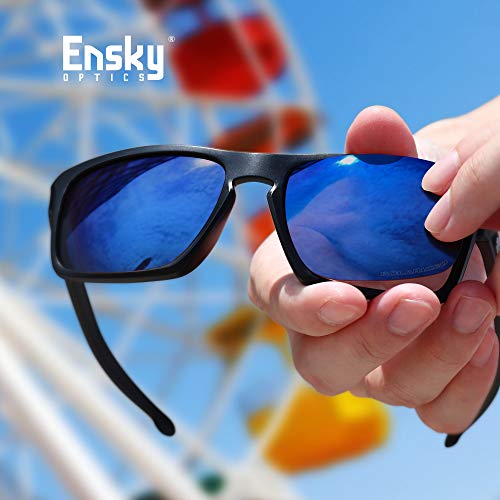 Image of Ensky HardyShield Replacement Lenses for Oakley TwoFace OO9189 Sunglasses - Retro Blue
