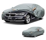 kayme Robustes Autoabdeckung Wasserdicht Atmungsaktiv Passend für BMW 5 Series Limousine(1988-2007),Vollgarage Autoplane für Sonne Schutz Staub,Auto Abdeckplane Faltgarage Abdeckung.