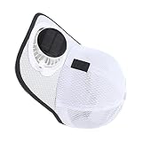 Chapeau à vent solaire   Trois modes de vitesse | Capuchon de parapluie de ventilateur USB   Capuchon de ventilateur solaire de refroidissement   Échange d'air Confort du cuir chevelu Facteur de prote