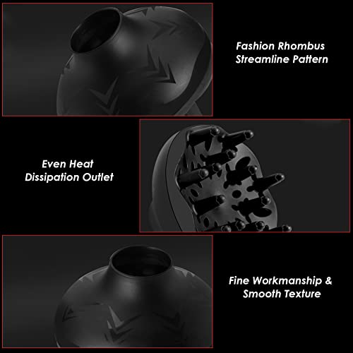 Mingzhe Difusor de cabelo universal acessórios de estilo de cabelo Secador de cabelo difusor de cach