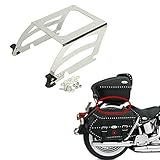 TCT-MT Solo Tour Pack Pak Luggage Rack Mount Fit For Harley Softail Heritage Deluxe Fat Boy Night...