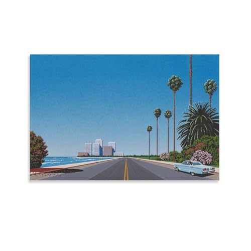 Toile Hiroshi Nagai de qualité supérieure pour décoration murale chic