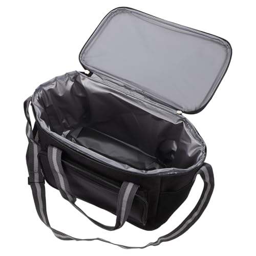 Wakauto Insulated Lunch Bag Large Capacity Thermal Handbag Oxford Cloth