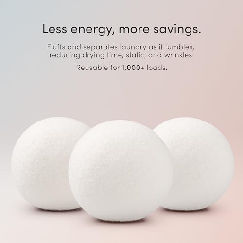 Dirty Labs | 100% New Zealand Wool Dryer Balls | 3 Balls | Shorten Drying Time | Reduce Static & Wrinkles | Dryer Sheet & Fabric Softener Alternative - Thumbnail 6