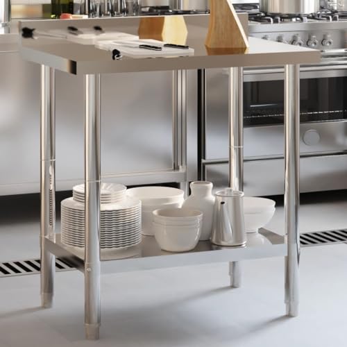 Generico Mesa de trabajo de cocina con protección