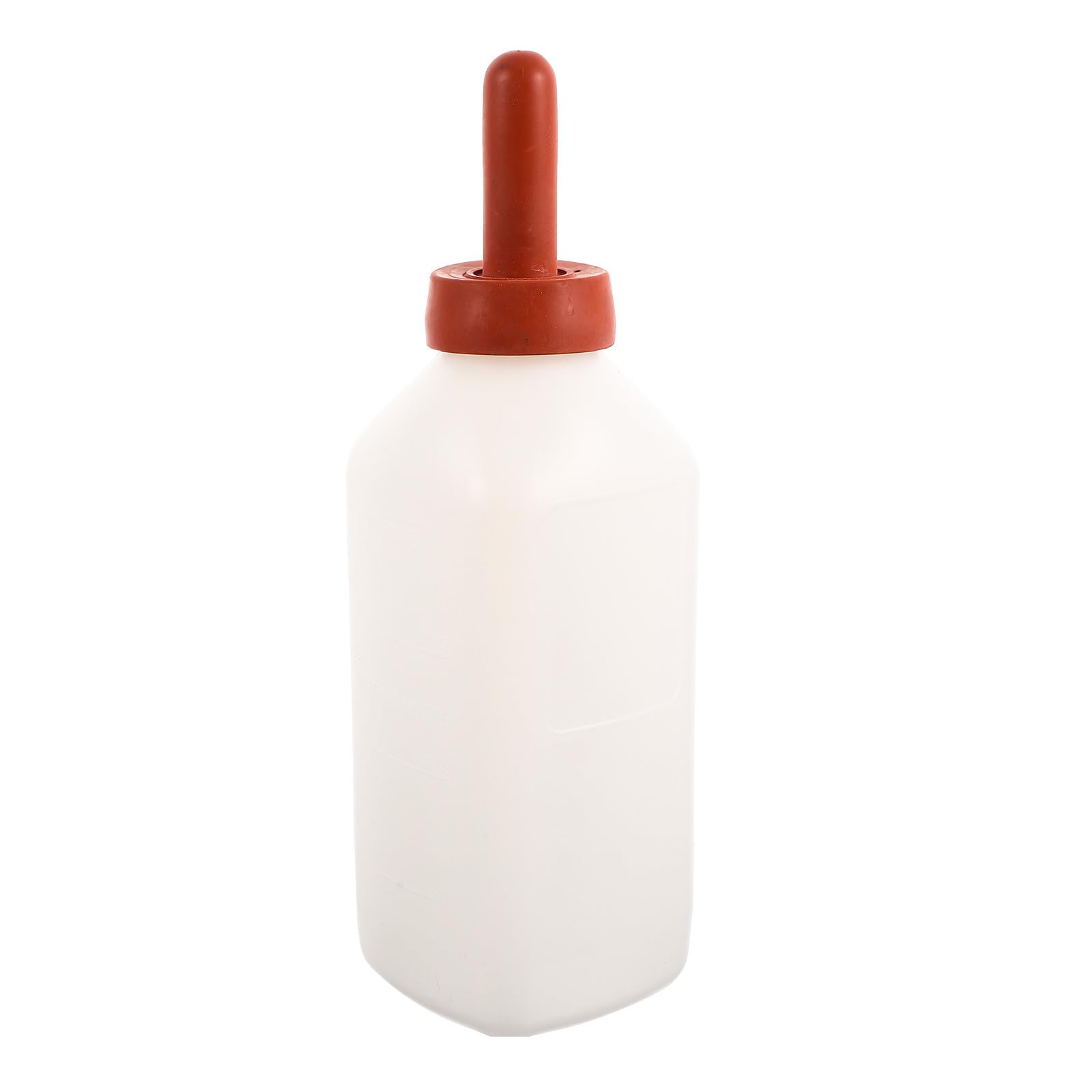 Tofficu 2 L Kälbermilchflasche aus Gummi und Pp Tropffrei und Leicht zu Reinigen Nutztiersäuglingsflasche für Einsatz dem Bauernhof oder Hause