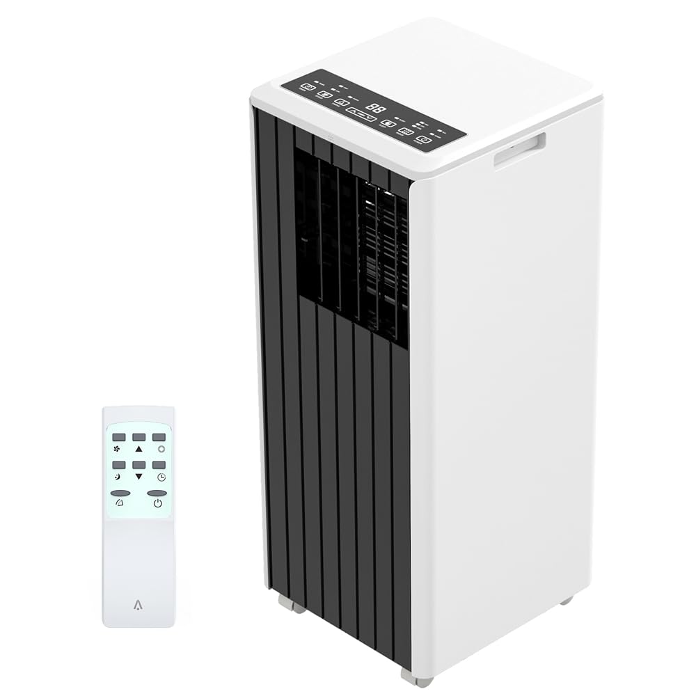 8 000BTUs Portable Air Conditioners Room Up to 350 Sq Ft 4-In-1 Portable Ac With Cool Fan Dehumidifier