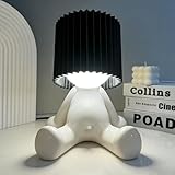 Taechalingo Eine Kreative Lampe des Kleinen Schüchternen Mannes,Lustige LED Tischleuchte,Schüchterner Mann-Lampe,Schlafzimmer LED Nachttischlampe,Kreative Tischlampe Mit Schirm