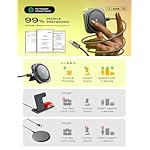 LISEN for MagSafe Charger Stand for iPhone Magnetic Apple Watch Airpods Charging, Airplane Gadgets Magsafe Kickstand for iPhone Wireless Charger Gifts for Women Men Travel Essentials - Image 2