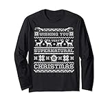 Supernatural Holiday Ugly Sweater Long Sleeve