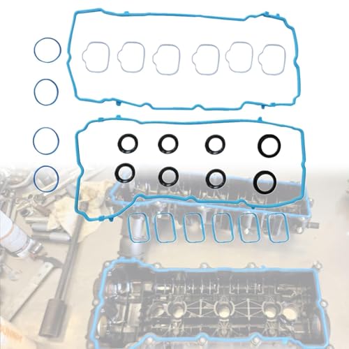 Image of 3.6L Valve Cover Gasket Seal & Intake Manifold Gasket Set, Fit for Chrysler 200 300, Fit for Dodge Challenger Charger, Fit for Jeep Cherokee Wrangler 2011-2022, Replace 5184596AE, VS50805R