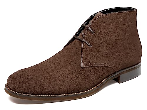 Image of Journey West Mens LightWeight Suede Desert chelsea chukka Boots
