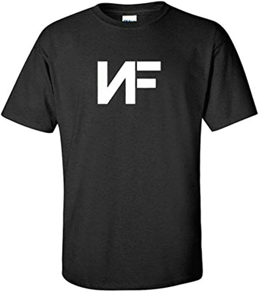 Nf Logo American Rapper Perception Men's T Shirt Size XL Black