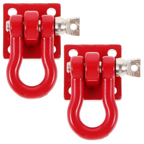 TOYANDONA 2pcs RC Car Towing Rescue Buckles RC Car Crawler Modification Accessories