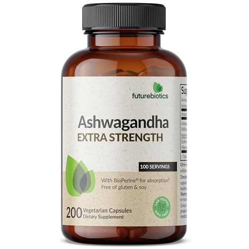 Image of Futurebiotics Ashwagandha Extra Strength Stress & Mood Support 200 Capsules