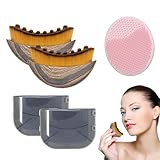 【Brosse nettoyante en silicone incluse】: L’ensemble comprend une brosse nettoyante visage rose en silicone, équipée de centaines de micro-poils ultra-doux pour nettoyer les pores, éliminer l’excès de sébum et lisser la peau tout en douceur.