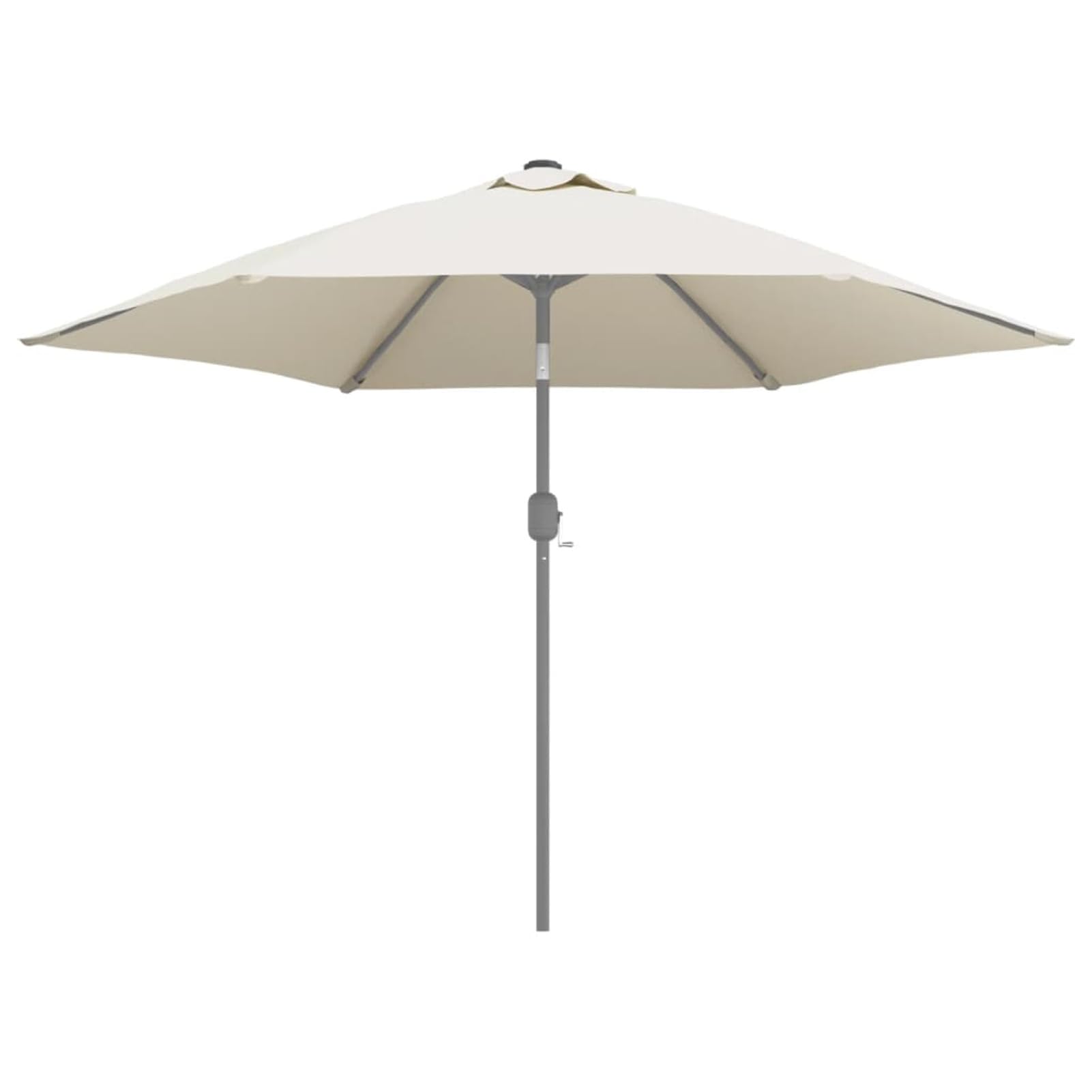 Telo di Ricambio per Ombrellone Bianco 300 cm,Telo Gazebo Copertura in Tessuto Poliestere 100% - Telo per Gazebo da Giardino Esterno Vari Modelli
