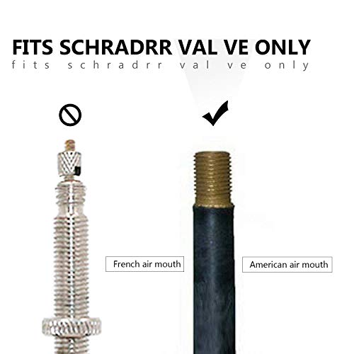 BronaGrand 20 Pieces Schrader Tire Valve Caps, Aluminum Alloy Bicycle Bike Tire Valve Caps Dust Covers 10 Colors