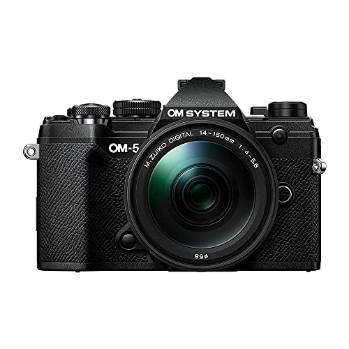 OM System OM-5 Cámara del Sistema Micro Cuatro Tercios Incl. Objetivo M.Zuiko Digital 14-150mm F4-5.6 II, 20 MP Live Mos Sensor, Estabilización de Imagen Mejorada en 5 Ejes, IP53, Negro - imagen 3