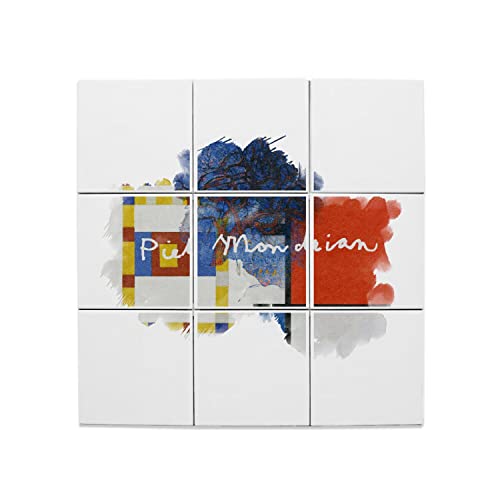 Carreaux céramique Mondrian de 15,2 cm pour crédence design