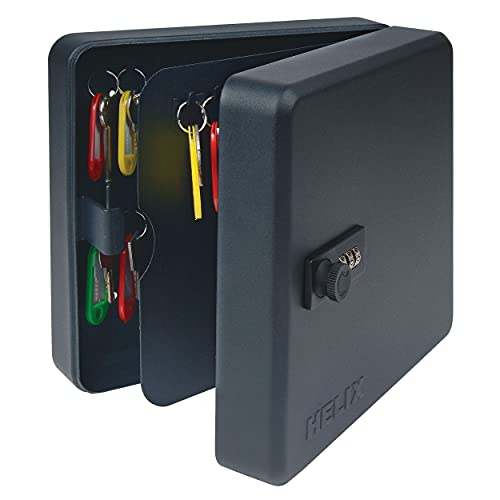 Armario para llaves Helix 520511 negro con cerradura de combinación para 50 unidades