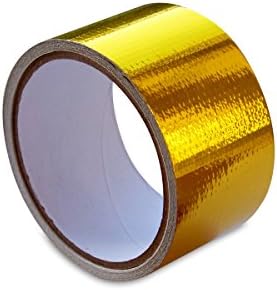 Mishimoto - MMGRT-215 Heat Defense Heat Protective Tape - 2" x 15' Roll Metallic Gold
