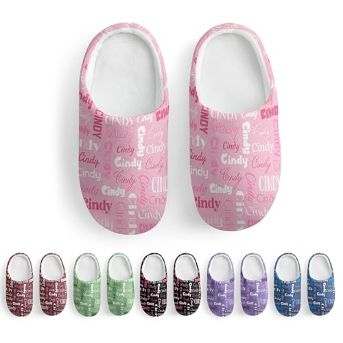 Custom Slippers Photo & Text for Dog Cat Mom Dad, Personalized Photo House Slippers for Women Man, Unique Gift for Pet Owners