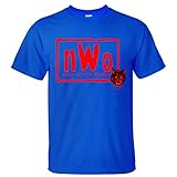 GEKK Men's Red Nwo wolfpack Wrestling Logo T-shirts