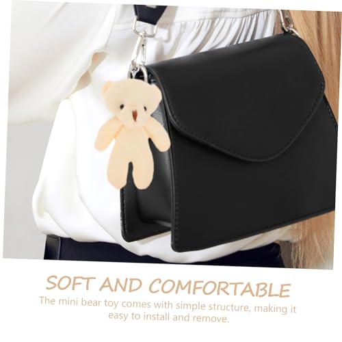 Mini ours pendentif doux UPKOCH idéal pour décorer une trousse - 4