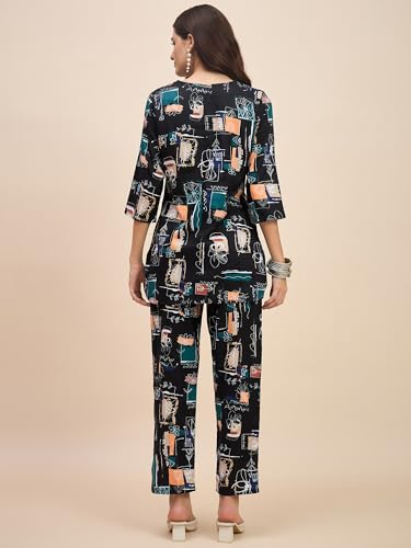 Image of Truvon Fashions Women Cord Set, Kurta and Pant Set